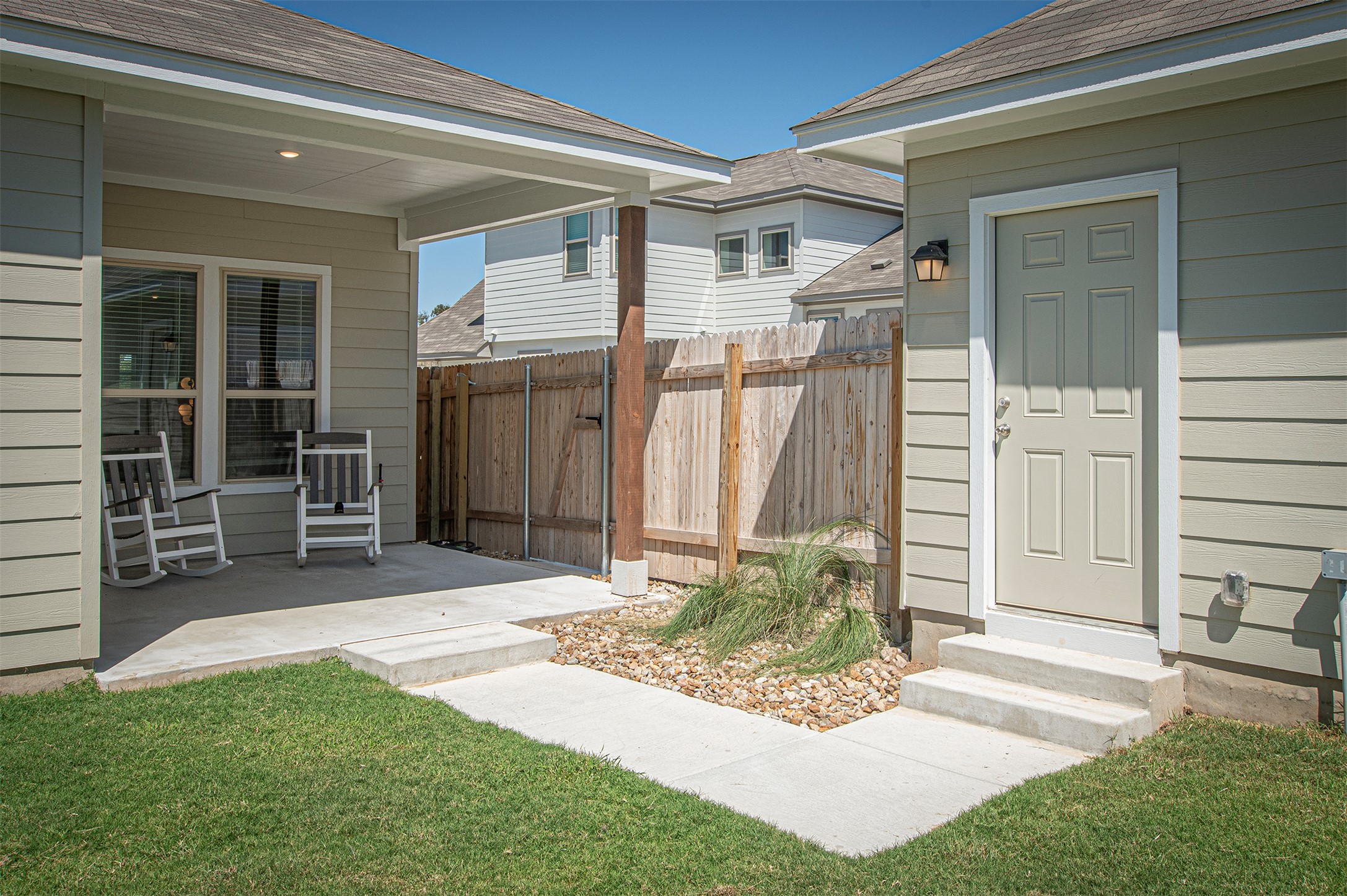 249 Treadwell Lane Kyle, TX 78640 - Photo 26 of 26 a view of a backyard of the house