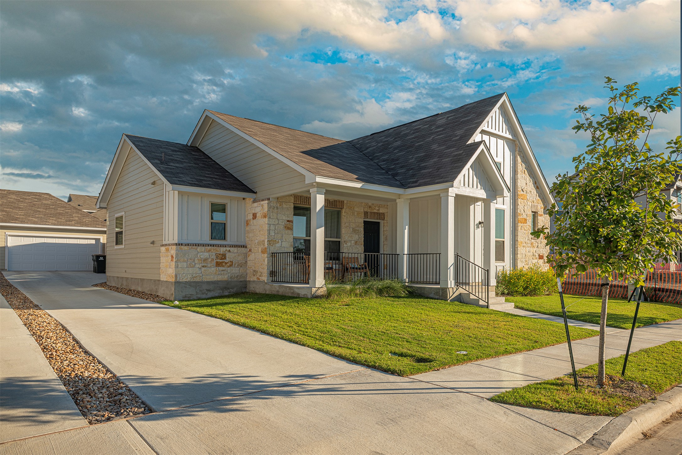 249 Treadwell Lane Kyle, TX 78640 - Photo 3 of 26 a view of a house with a patio