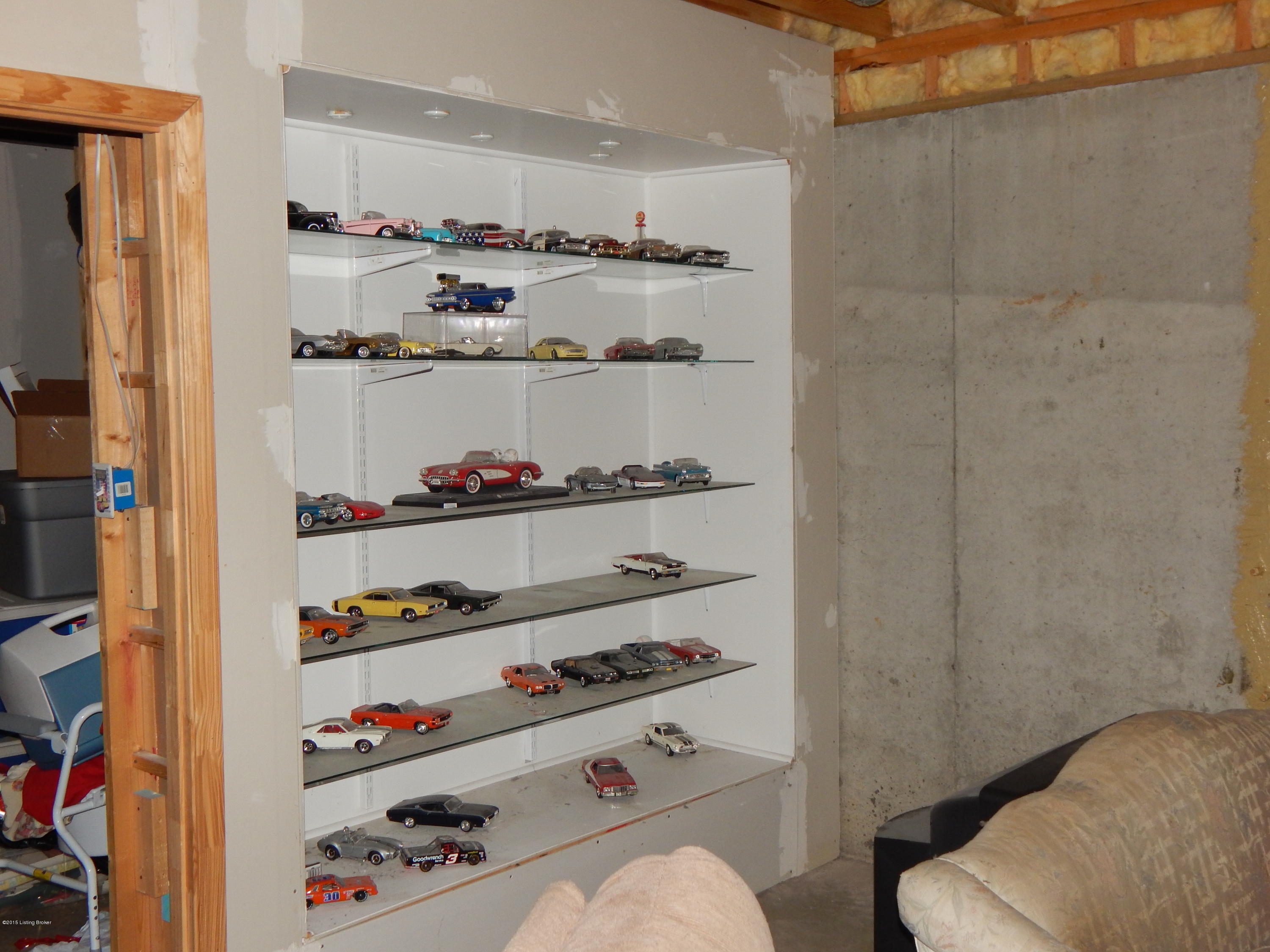 10413 Deering Road Louisville, KY 40272 - Photo 30 of 47 Built-in shelving in basement