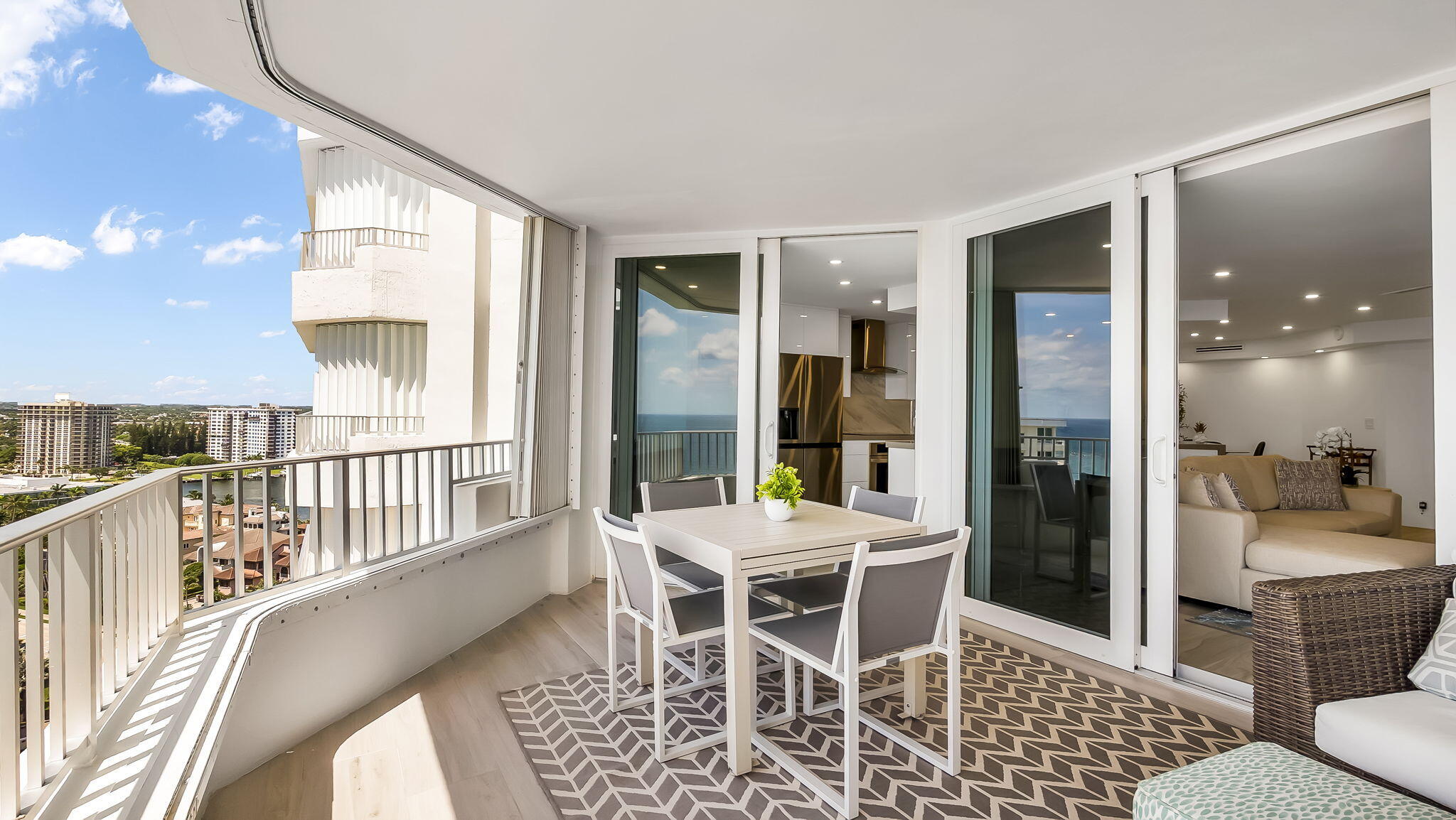 550 South Ocean Boulevard, Unit 1906 Boca Raton, FL 33432 - Photo 31 of 47 Covered Balcony