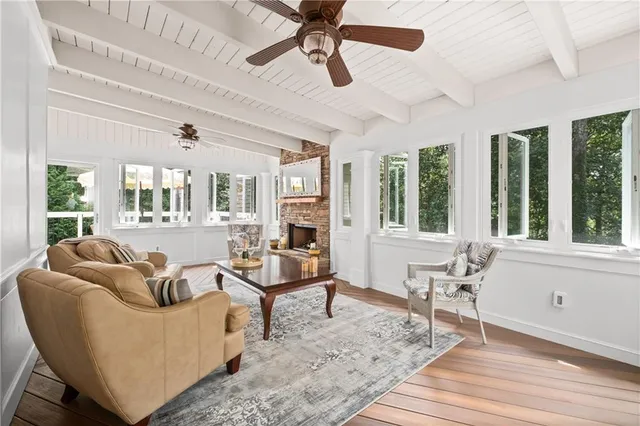 a spacious bedroom with a bed and window