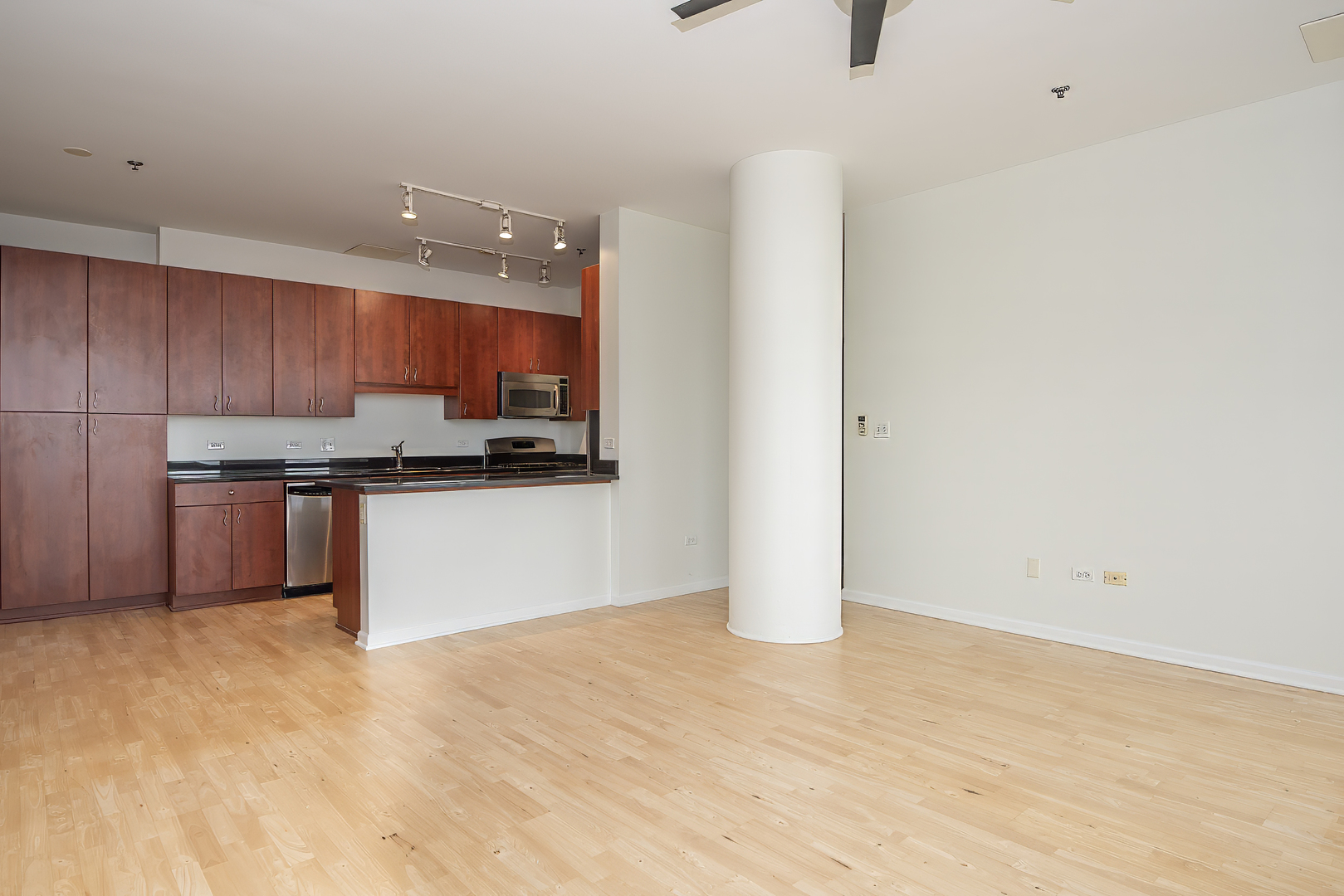 1255 South State Street, Unit 1902 Chicago, IL 60605 - Photo 15 of 33 a kitchen with stainless steel appliances a refrigerator and a stove top oven