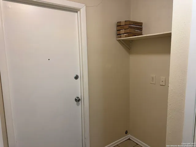 a close up view of a small space