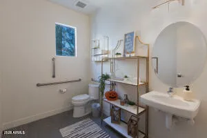 a front view of a building