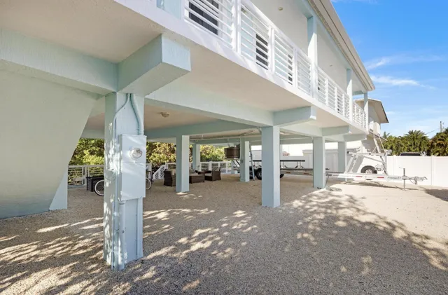 a view of a building with street view