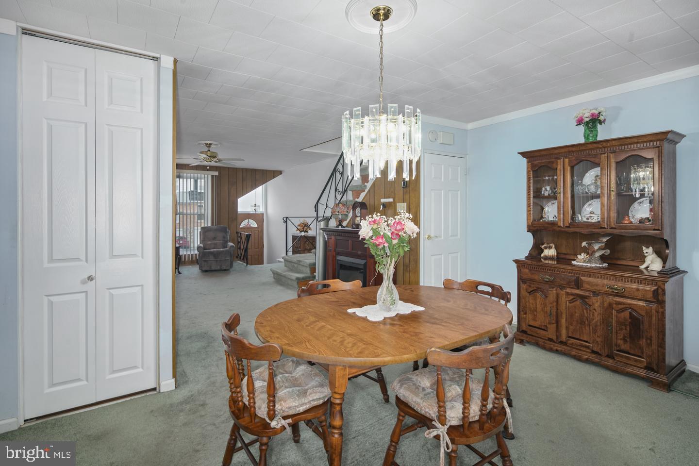 10803 Pedrick Road Philadelphia, PA 19154 - Photo 7 of 25 a view of a dining room with furniture and chandelier