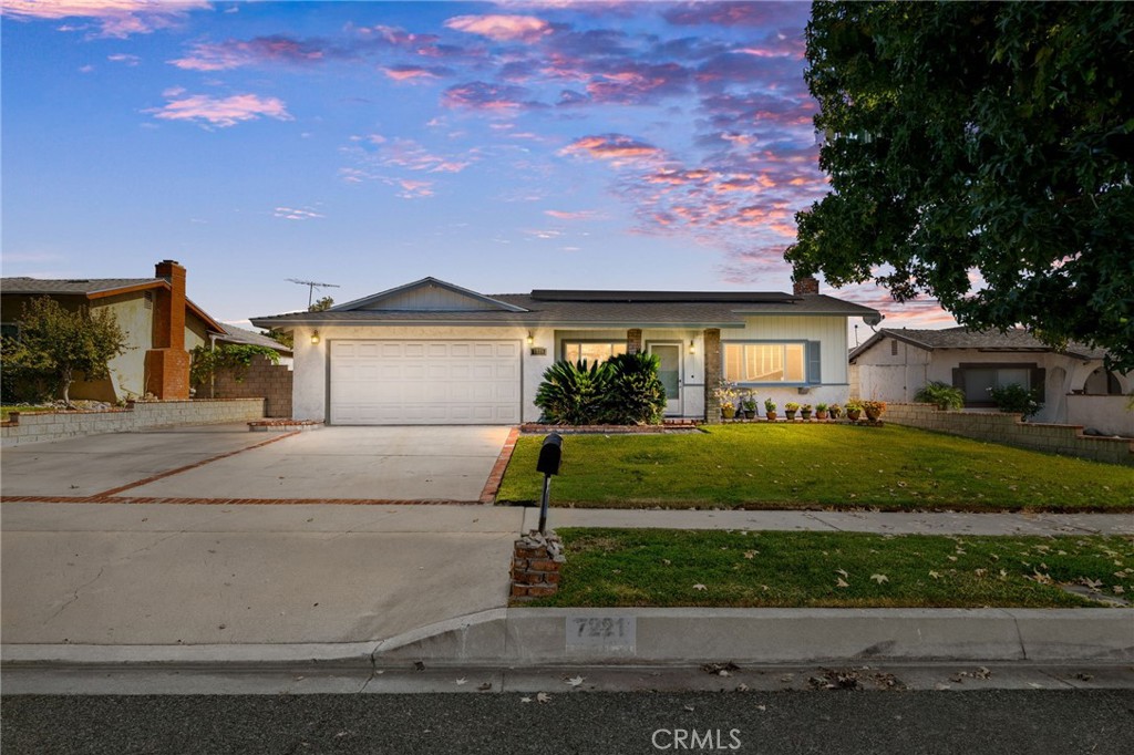 7221 Ramona Avenue Rancho Cucamonga, CA 91701 - Photo 1 of 30 a front view of a house with a garden