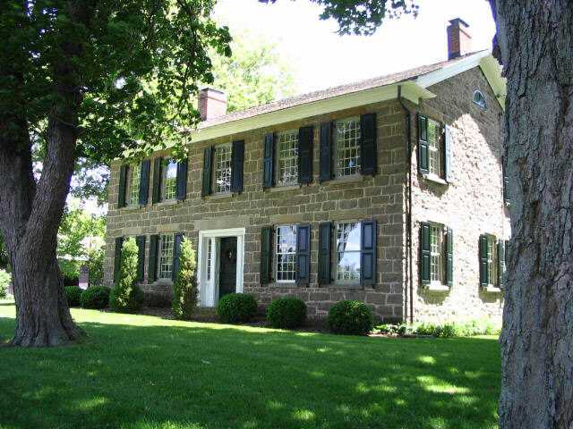 301 Beadle Road Sweden, NY 14420 - Photo 1 of 1 Exterior Front Stunning cut-stone Federal facade