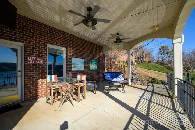 a view of outdoor space with seating area