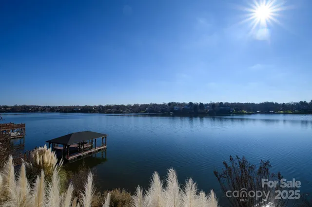 a view of ocean with sunset