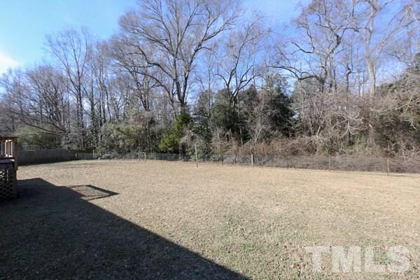 143 Riders Ridge Lane Willow Spring, NC 27592 - Photo 11 of 12 Very sizable backyard, fenced in.