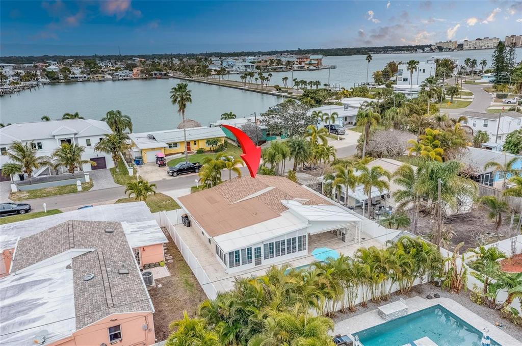 16108 Redington Drive Redington Beach, FL 33708 - Photo 3 of 13 an aerial view of a house with a outdoor space
