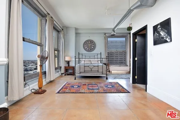 a view of a hallway with entryway