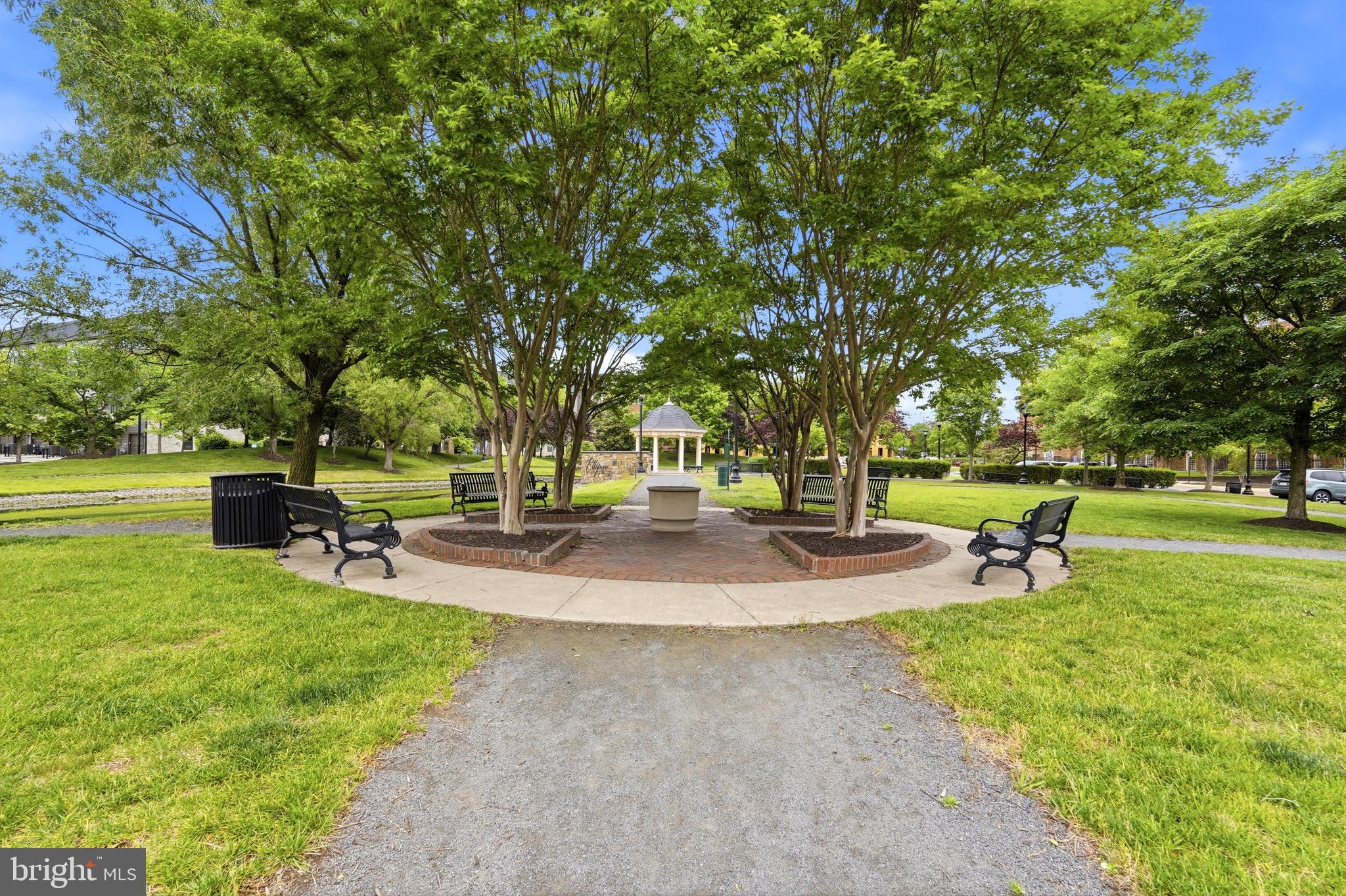 14538 George Carter Way, Unit 287 Chantilly, VA 20151 - Photo 78 of 87 a view of a park with bench and trees
