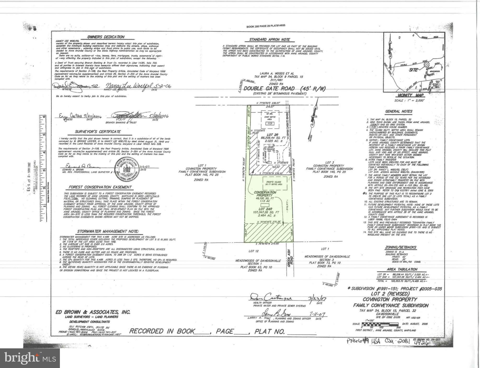 0 Double Gate Road Davidsonville, MD 21035 - Photo 7 of 7 Survey