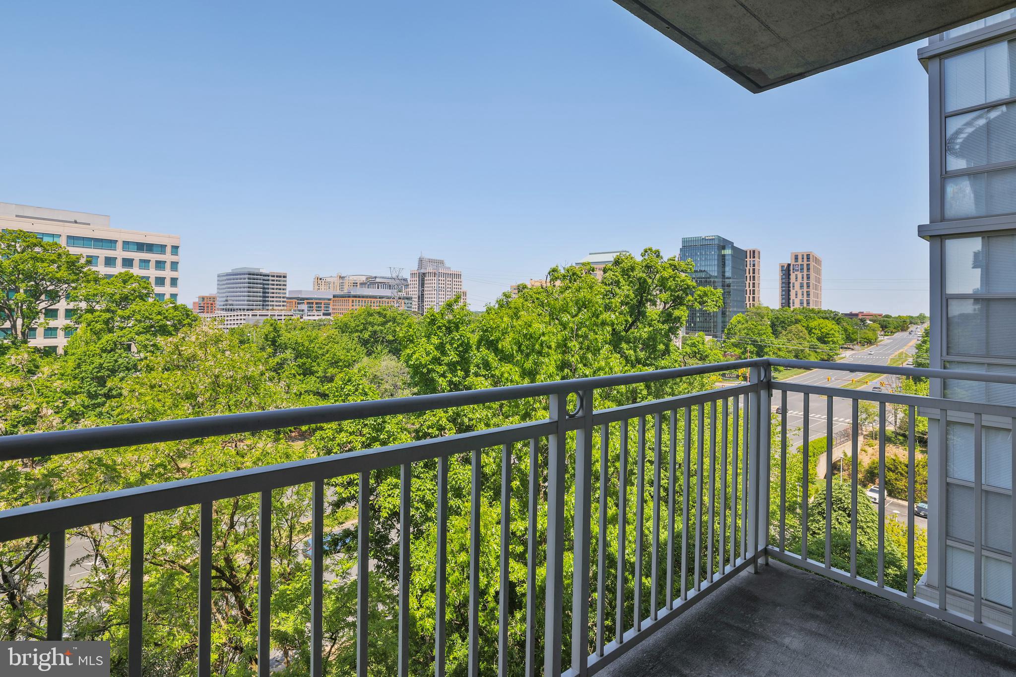 11800 Sunset Hills Road, Unit 910 Reston, VA 20190 - Photo 23 of 46 9th Floor Balcony overlooks Reston Town Center