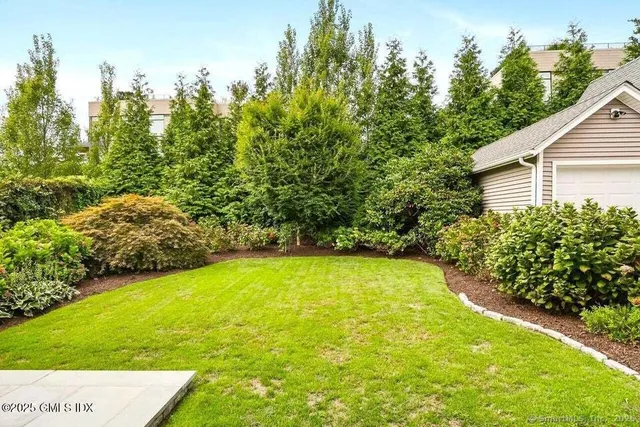 a view of an outdoor space and swimming pool