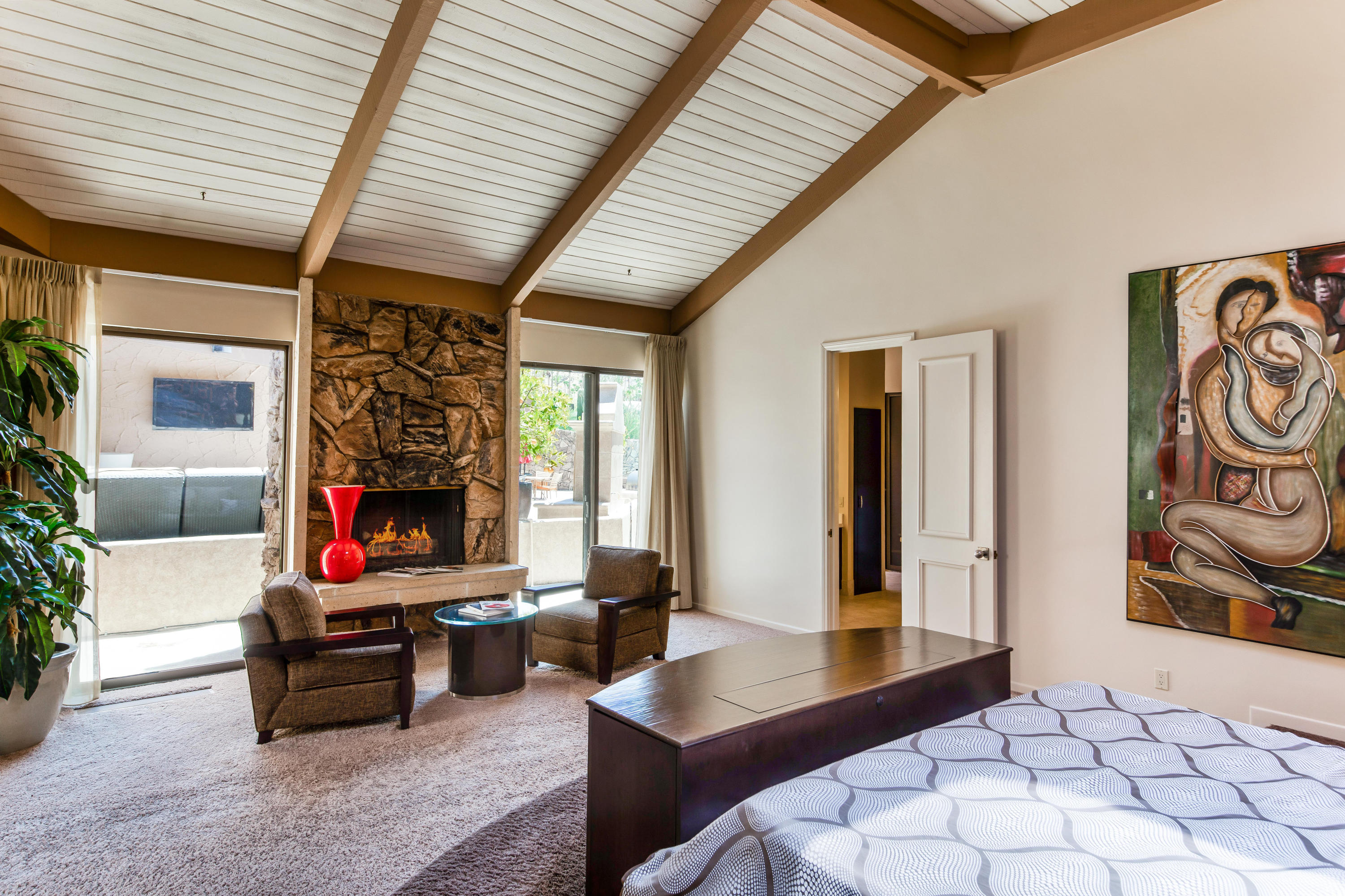 1650 Ridgemore Drive Palm Springs, CA 92264 - Photo 45 of 69 a living room with furniture and a flat screen tv