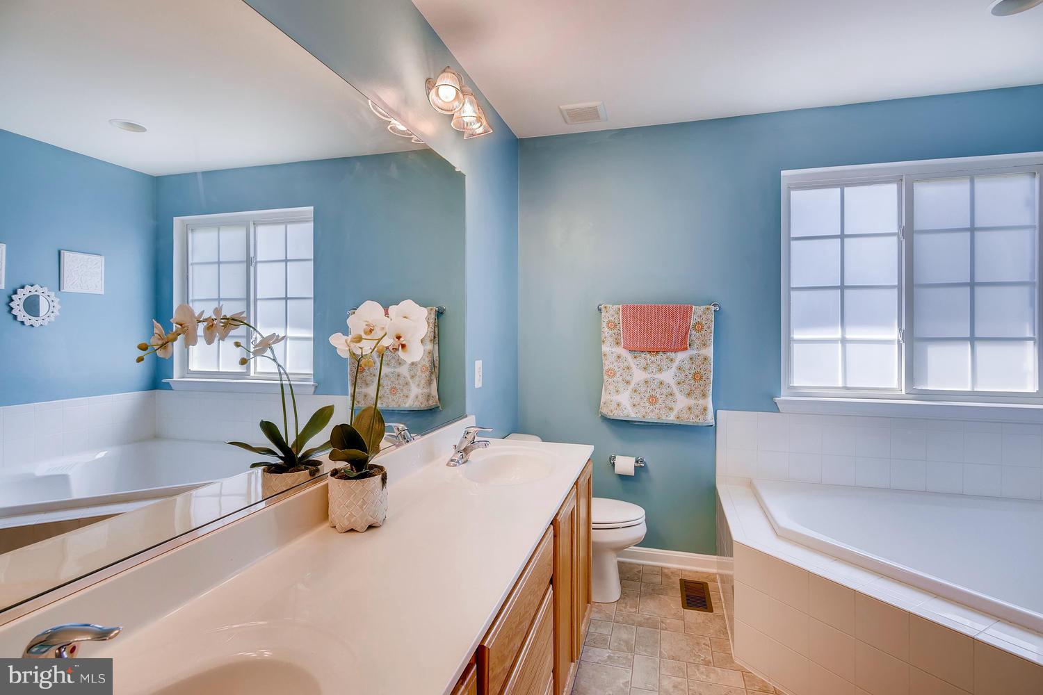 3089 Raking Leaf Drive Abingdon, MD 21009 - Photo 19 of 28 a bathroom with a sink a toilet and tub