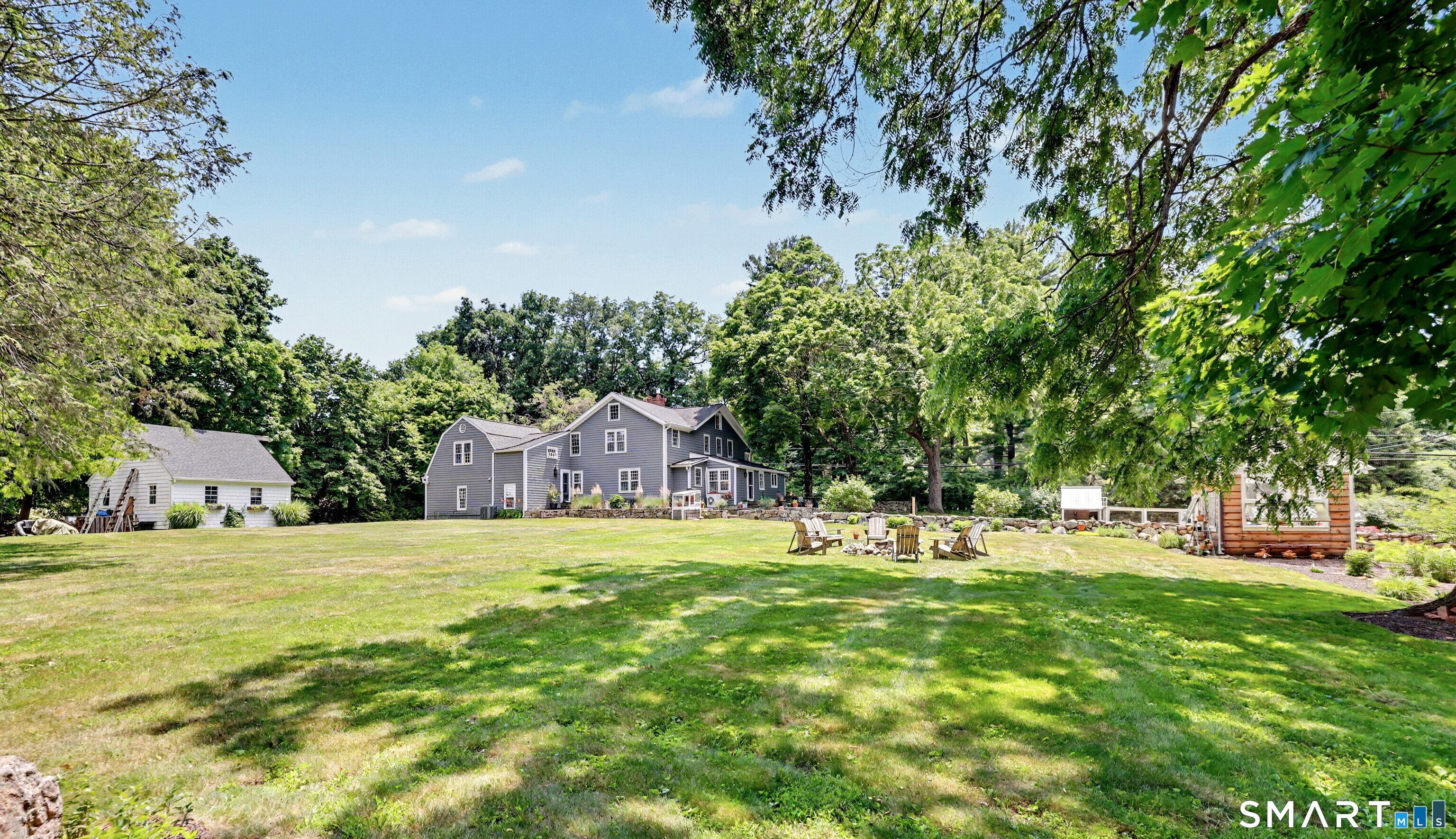 183 Range Road Wilton, CT 06897 - Photo 4 of 40 Spectacular property with mature trees and plantings