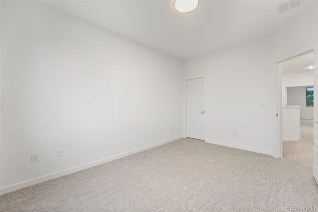 an empty room with an empty space