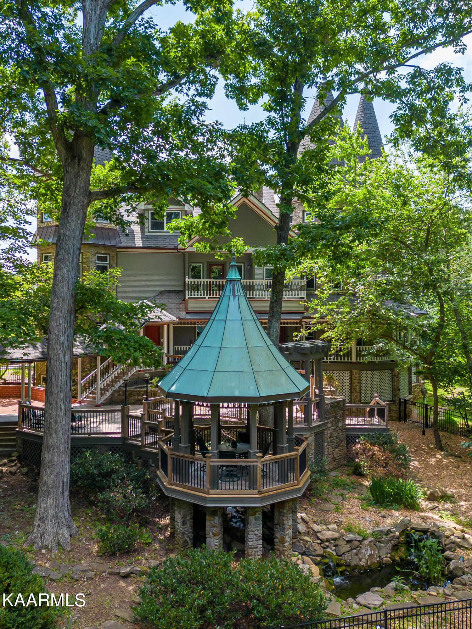 12459 Early Road Knoxville, TN 37922 - Photo 46 of 53 Gazebo feature with copper roof