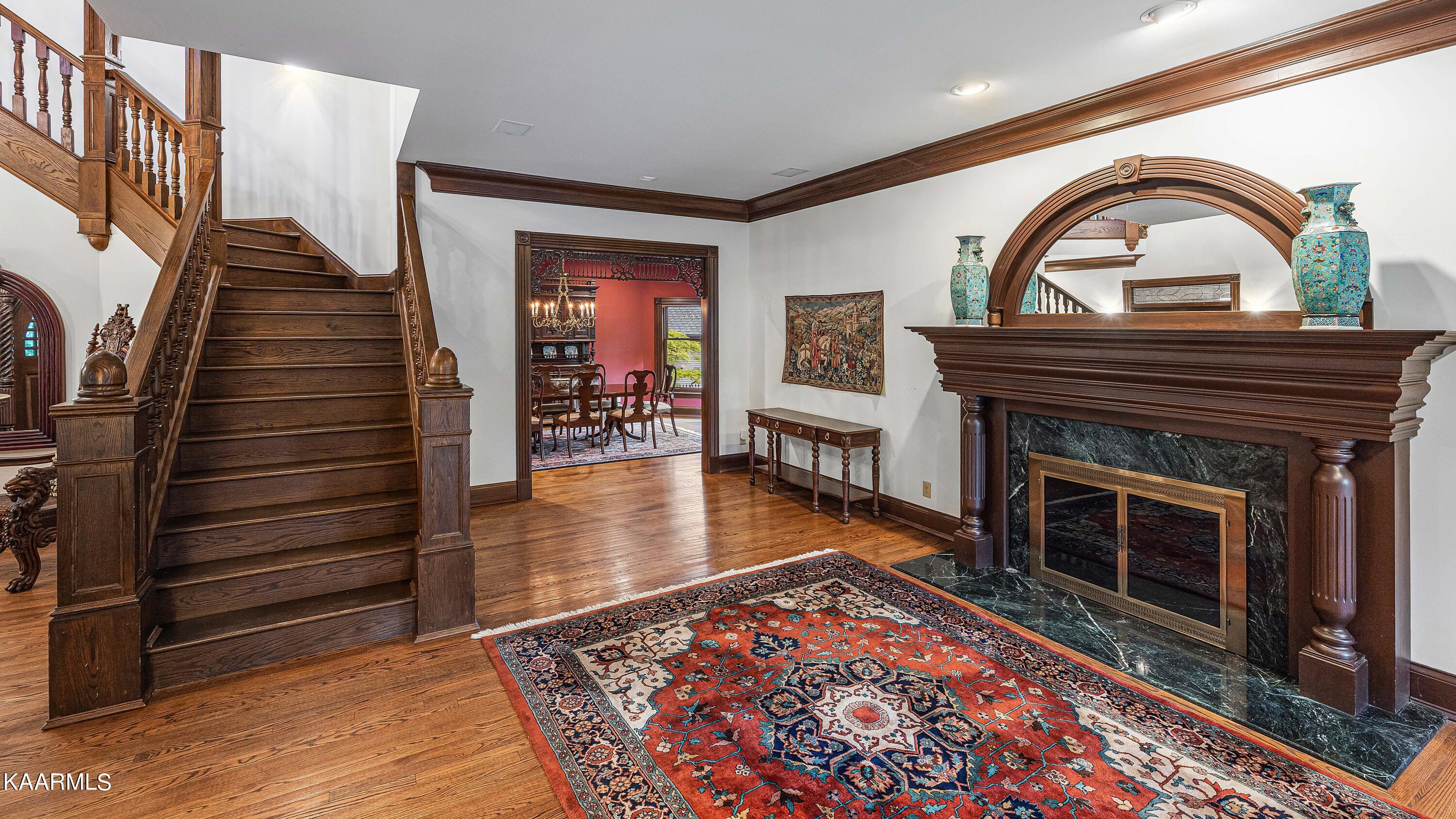 12459 Early Road Knoxville, TN 37922 - Photo 10 of 53 Marble fireplace in the living room