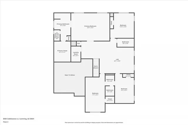$900,000 | 8930 Cobblestone Lane, Cumming, GA 30041