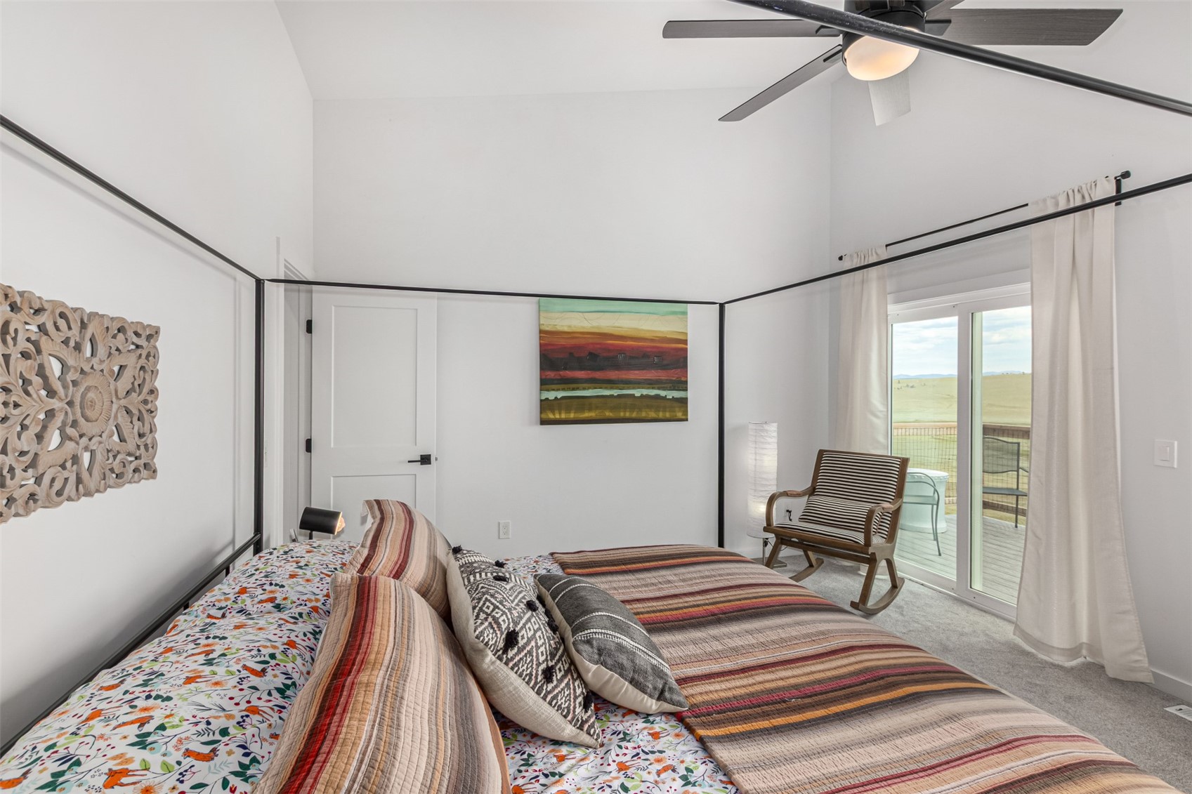 344 Redhill Road Fairplay, CO 80440 - Photo 20 of 44 a bedroom with a bed and a window