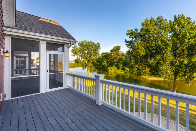 9 Windward Way Ottawa, IL 61350 - Photo 18 of 56 a view of a house with a balcony