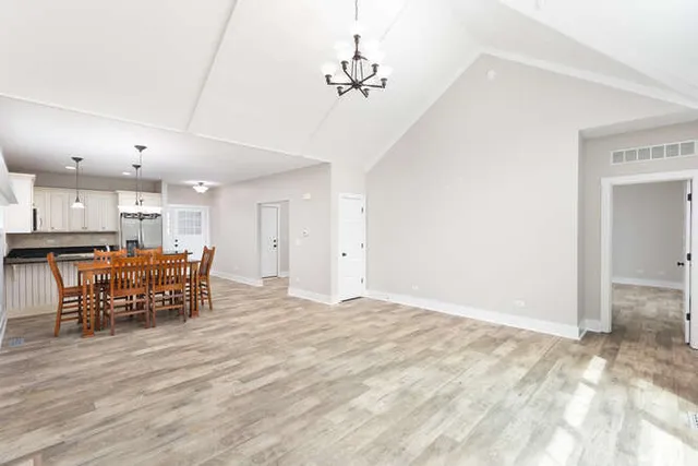 wooden floor in an empty room
