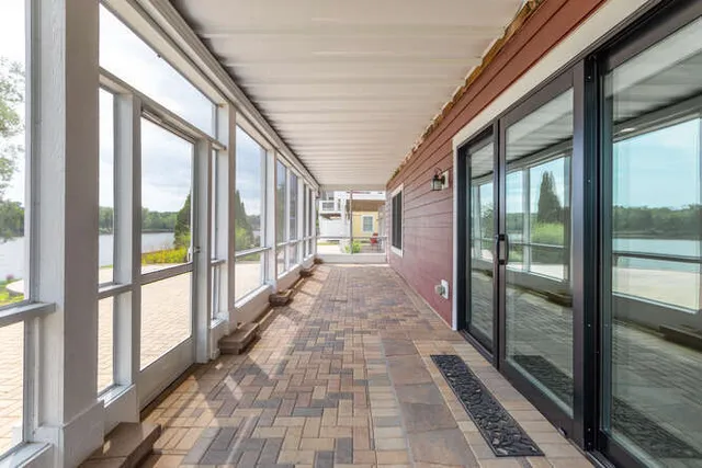 wooden floor in an empty room