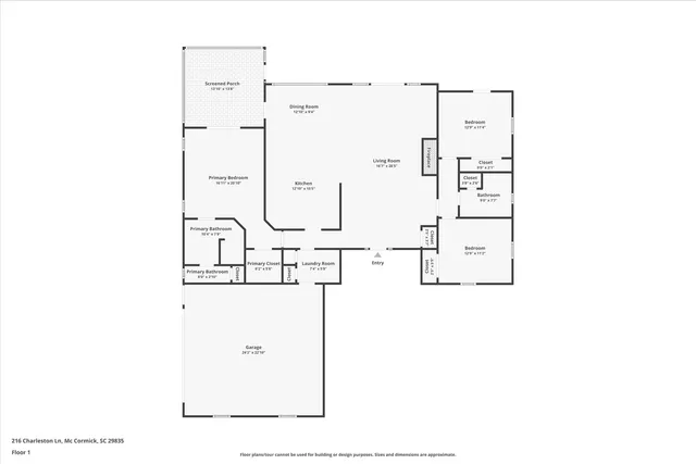 $425,000 | 216 Charleston Lane, McCormick, SC 29835
