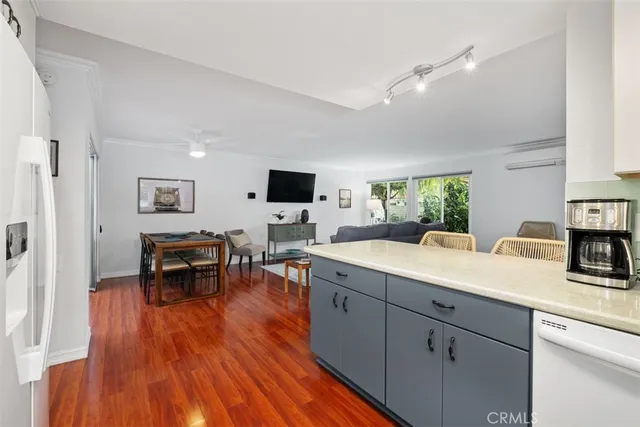 a view of kitchen with breakfast area
