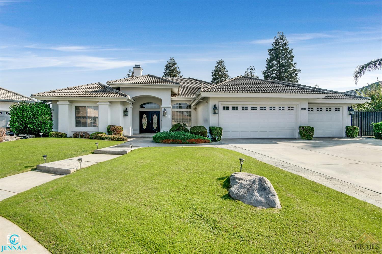 8108 Rockhampton Drive Bakersfield, CA 93313 - Photo 1 of 1 a front view of a house with swimming pool