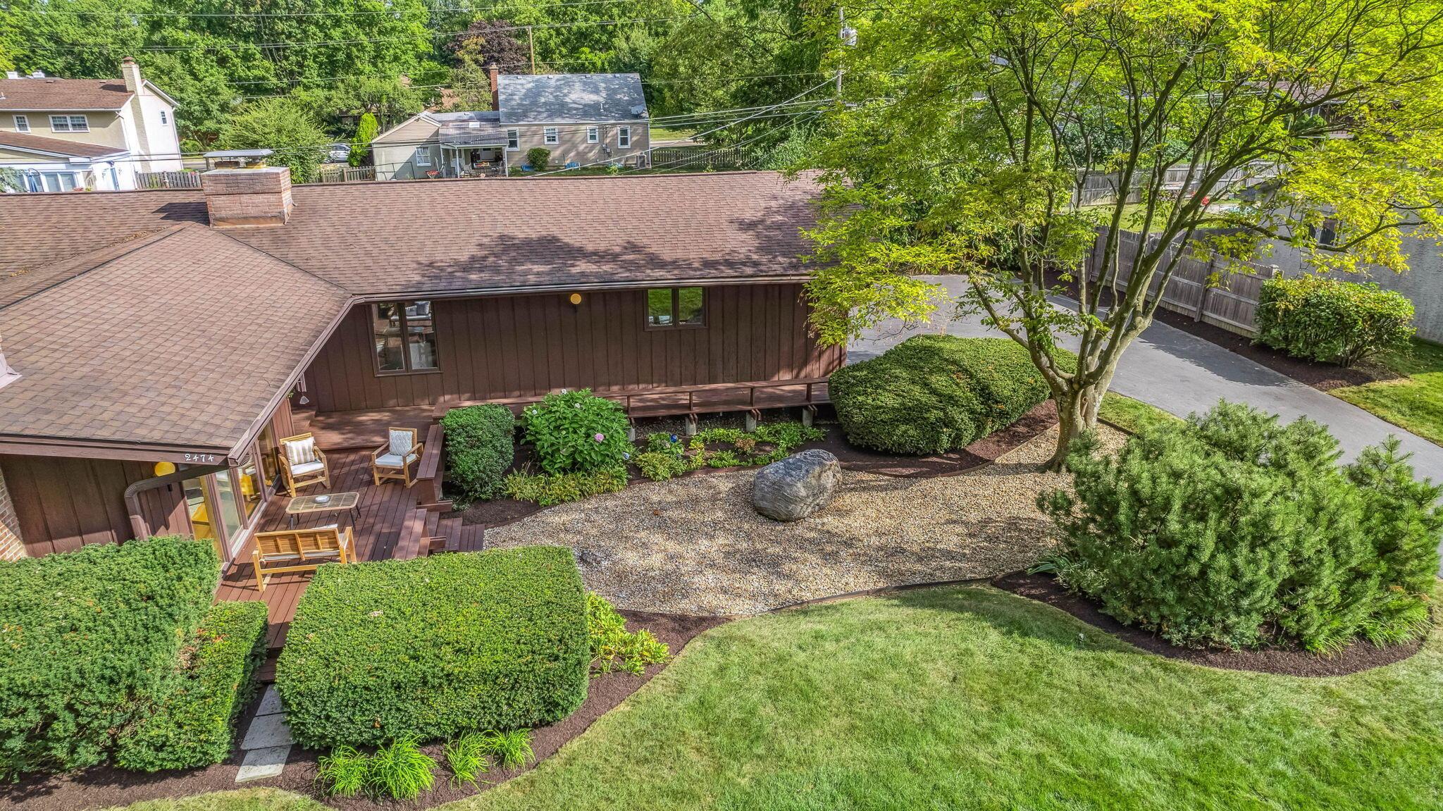 2474 Buckley Road Columbus, OH 43220 - Photo 66 of 73 Drone - Front Deck