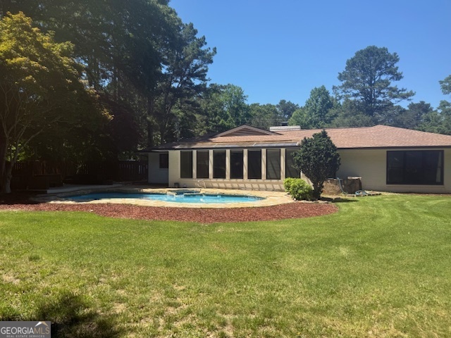 558 Kenwood Road Fayetteville, GA 30214 - Photo 29 of 33 a front view of a house with a yard