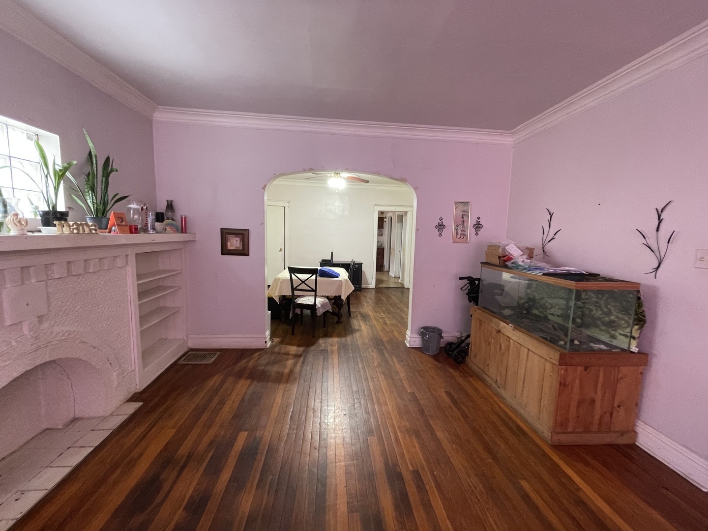 1512 North Linder Avenue Chicago, IL 60651 - Photo 8 of 19 a living room with furniture and a wooden floor