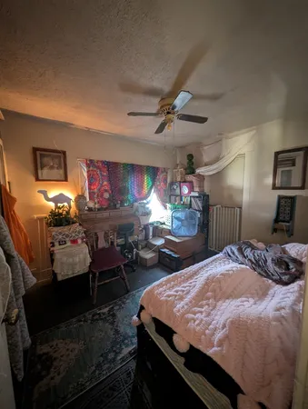 a room with gym equipment