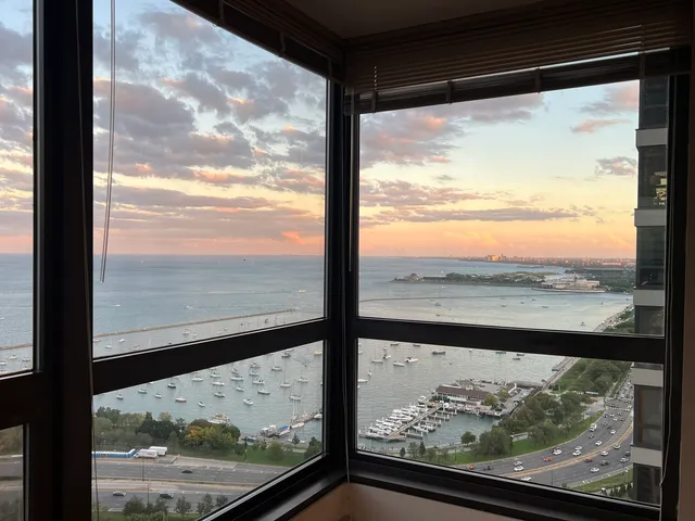 a view of sky from window