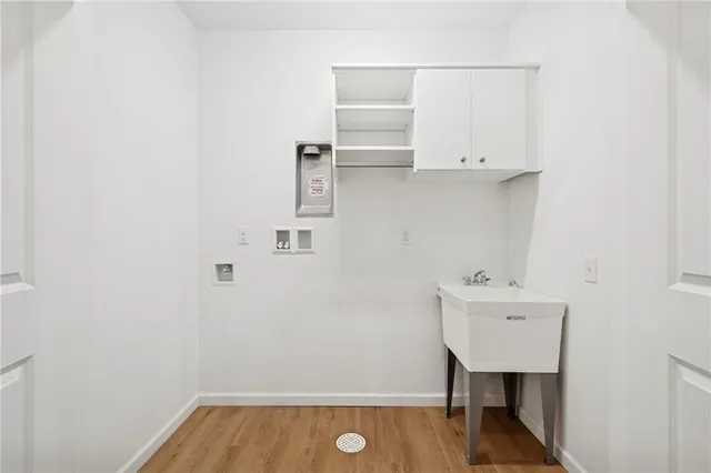 a room with a desk and chair