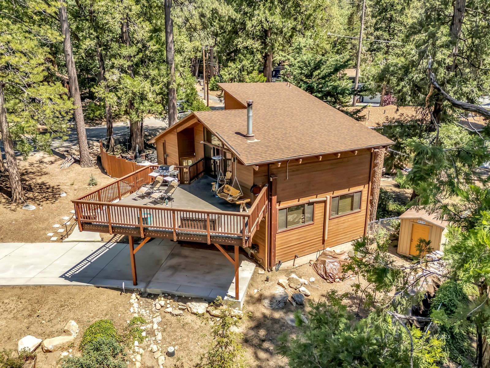 24924 Fern Valley Road Idyllwild, CA 92549 - Photo 6 of 72 a view of a house with a yard