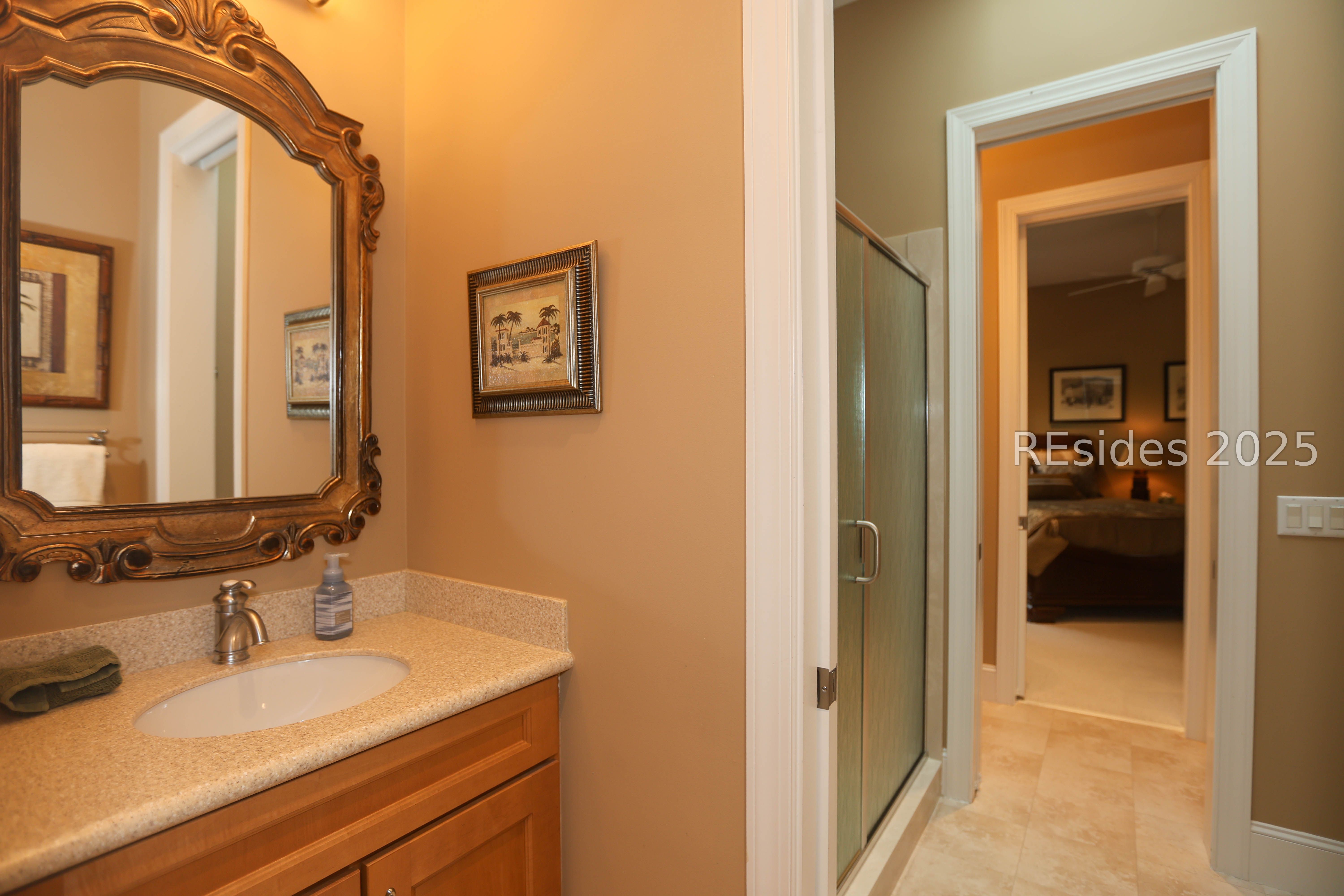 102 Cutter Circle Bluffton, SC 29909 - Photo 47 of 80 Bedroom 3 Sink & Toilet Area