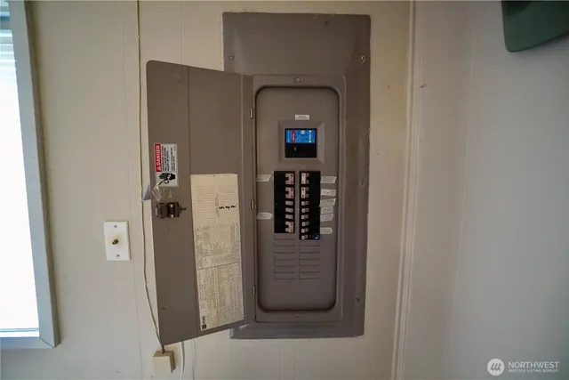 a view of storage and utility room