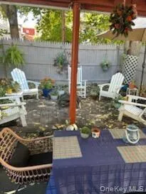 a view of a glass door with an outdoor space