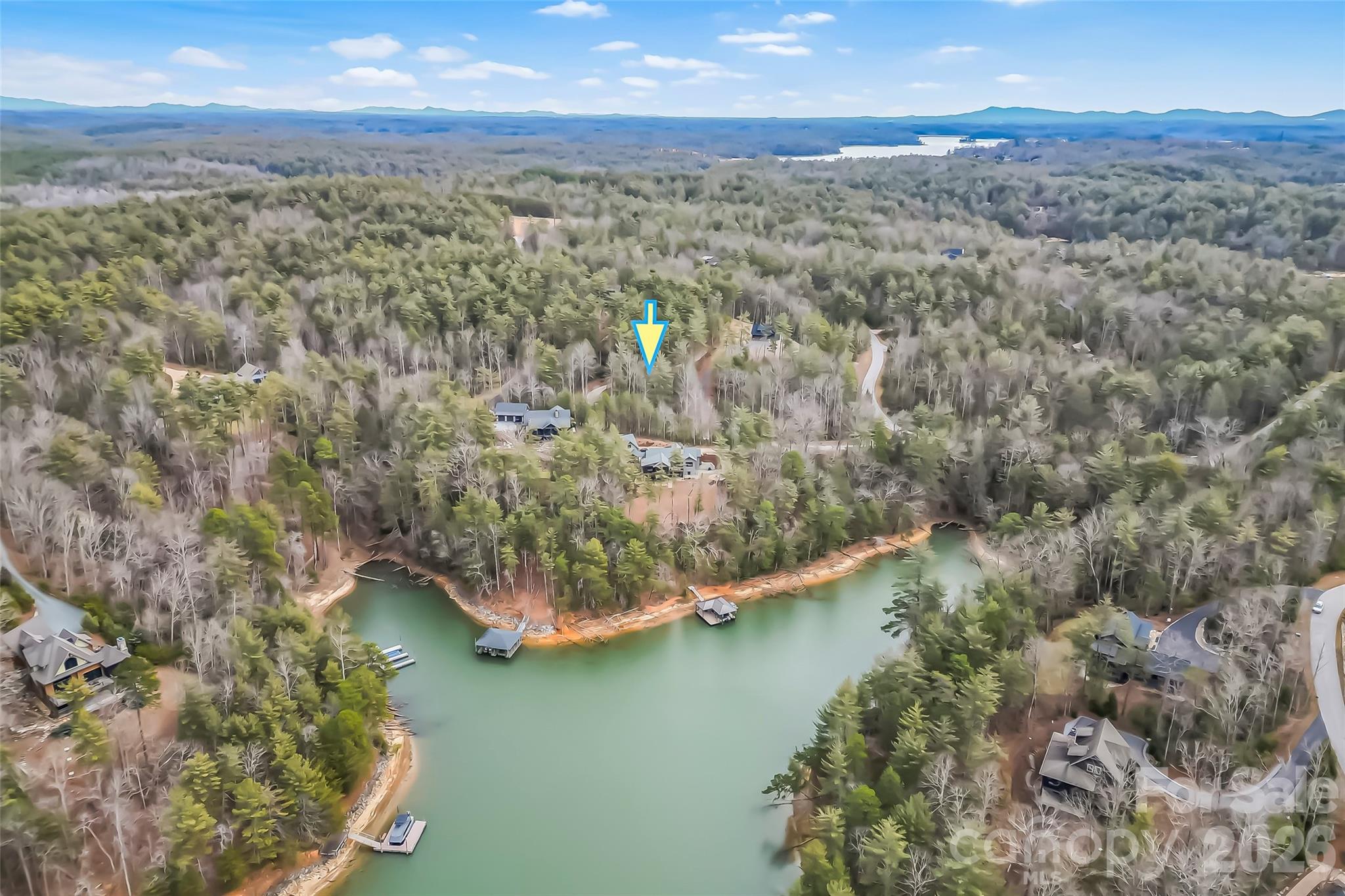2086 October Drive, Unit 147 Nebo, NC 28761 - Photo 3 of 29 an aerial view of residential houses with outdoor space