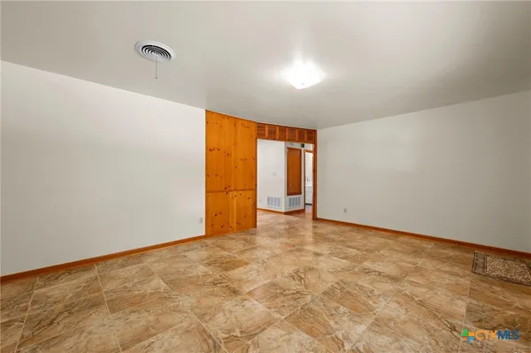 a view of an empty room