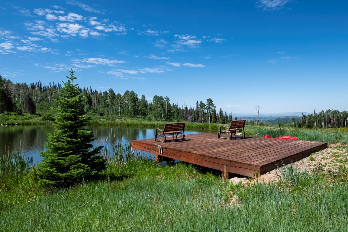 51735 County Road 80 Hayden, CO 81639 - Photo 24 of 46 a wooden floor and lake view