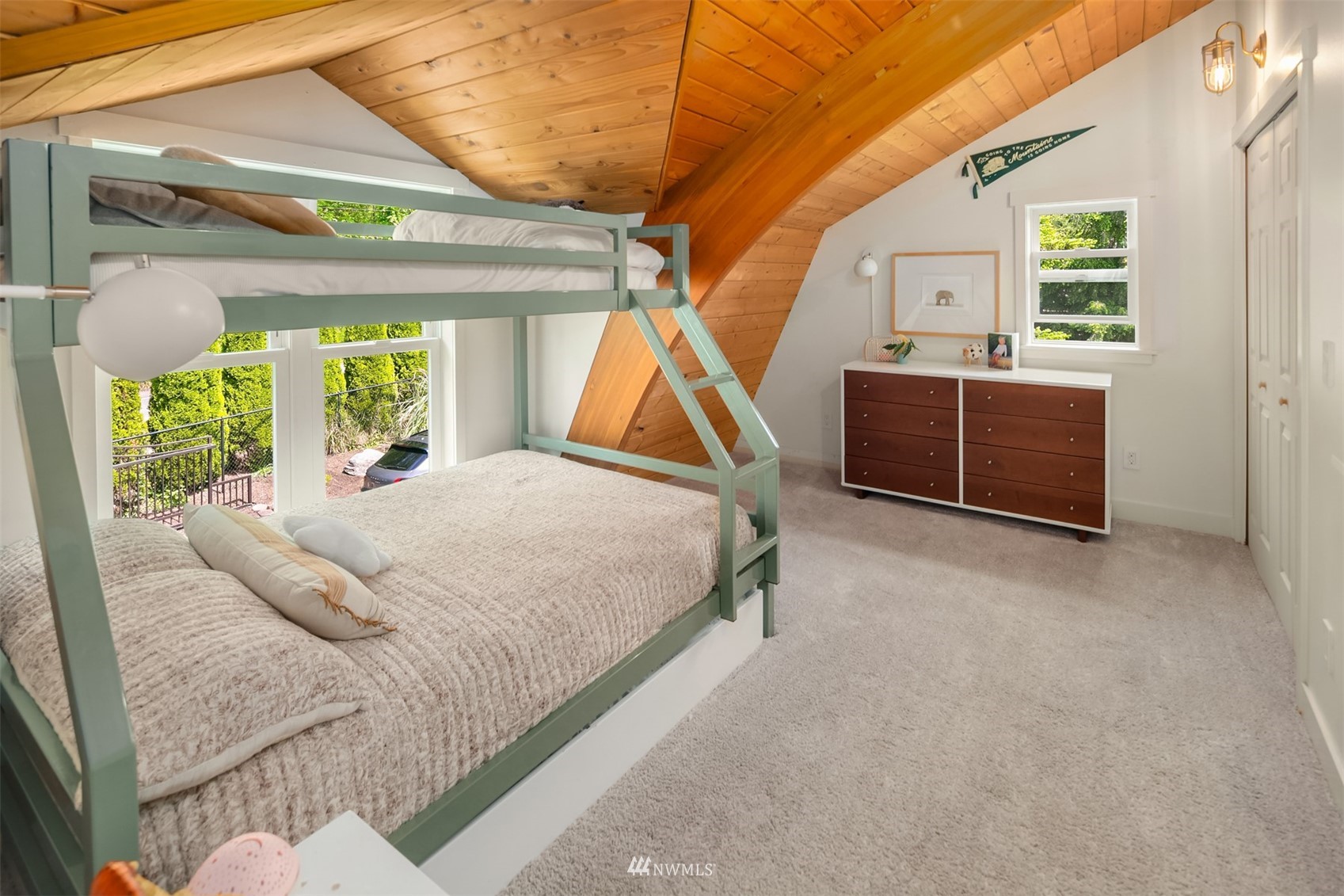 17227 Southeast May Valley Road Renton, WA 98059 - Photo 21 of 40 a bedroom with a bed and a view of windows