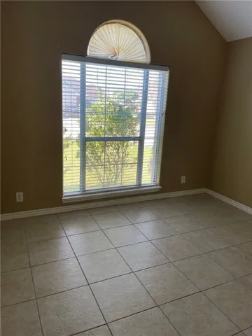 a view of a livingroom with a chandelier